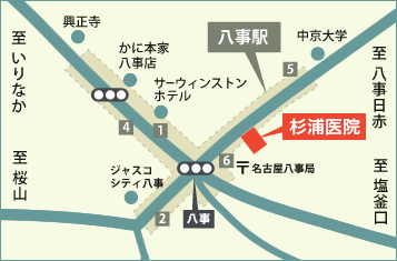 杉浦医院地図 地図